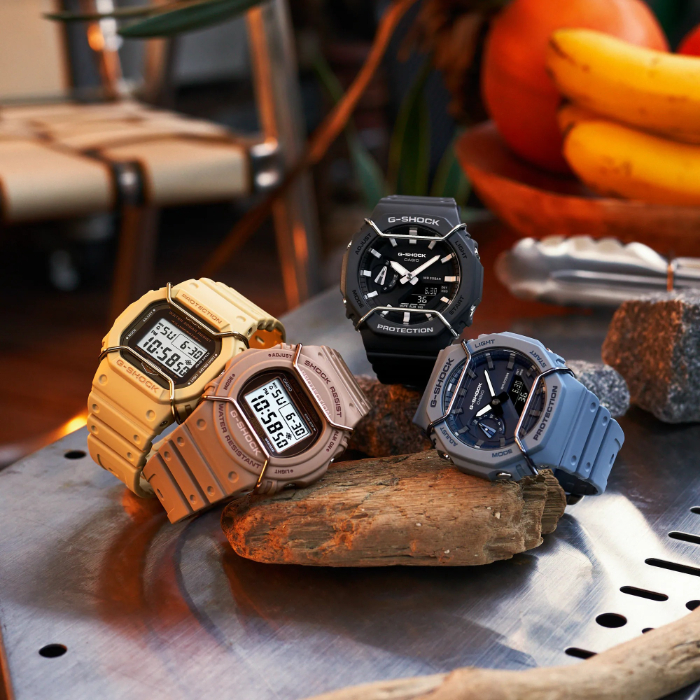 CASIO(カシオ) 腕時計美品  G-SHOCK GA-2100PT ボーイズ アナデジ ブルーグレー G-SHOCK Gショック Tone on tone カシオ CASIO 電池 アナデジ 腕時計