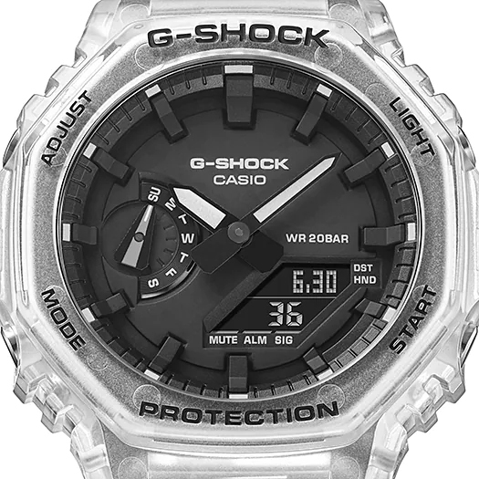 CASIO G-SHOCK 腕時計 GA-2100 カシオーク スケルトン - 時計