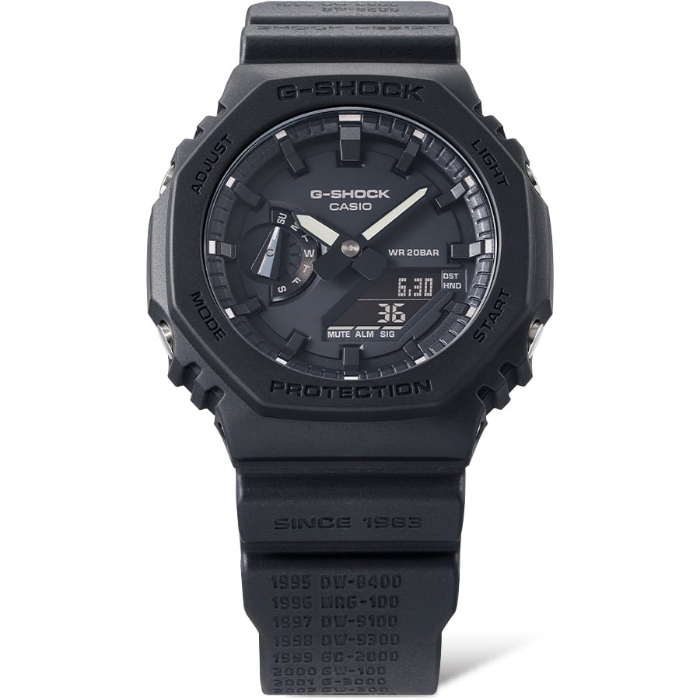 【生産終了カラー】CASIO G-SHOCK アナデジ GA-2100 G-SHOCK GA-2100-1A3 アナデジ メンズ 腕時計 ブラック グリーン