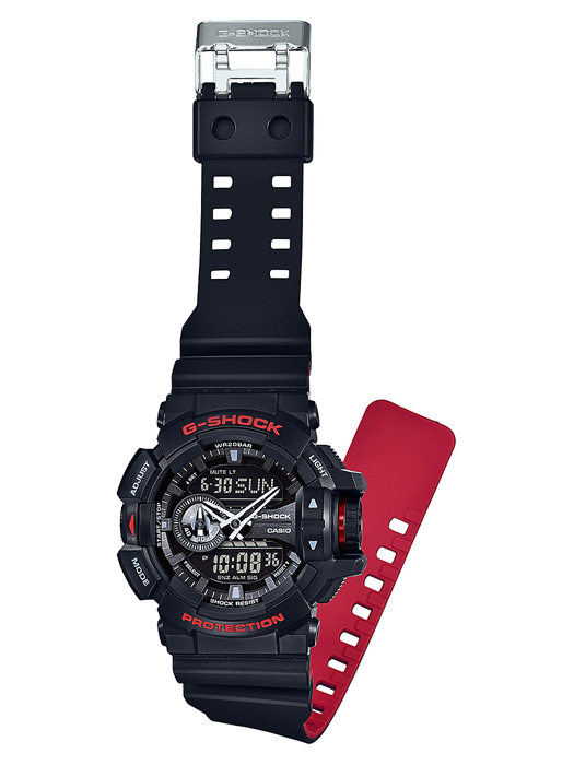 CASIO G-SHOCK カシオ レッド GA-400CM
