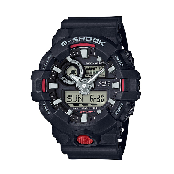 G-SHOCK Gショック ジーショック GA-700 カシオ CASIO アナデジ 腕時計 ブラック レッド フロントボタン GA-700-1A  逆輸入海外モデル : ga-700-1a : INST - 通販 - Yahoo!ショッピング