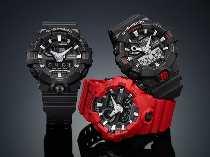 Gショック カシオ CASIO　G-SHOCK アナデジ GA-700-7A G-SHOCK Gショック ジーショック カシオ アナデジ 防水 海外