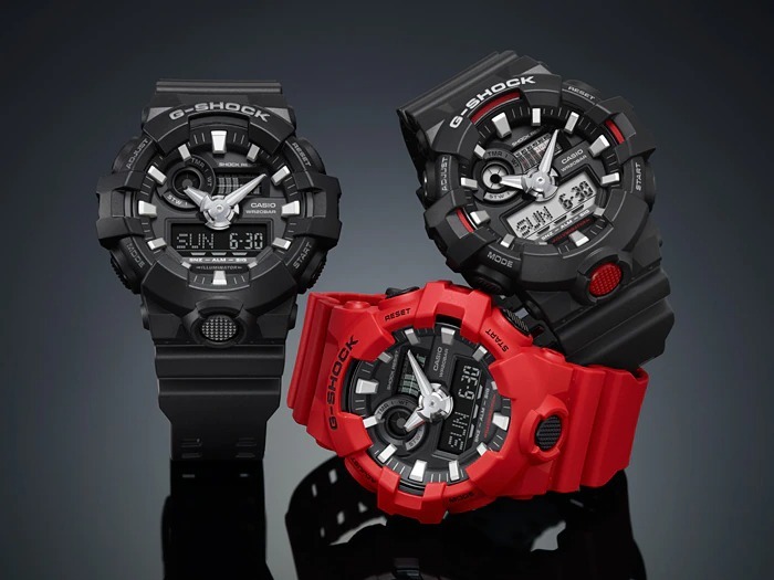 ★送料無料・未使用★お洒落　カシオ　アナログデジタル　コンビネーションモデル G-SHOCK Gショック ジーショック GA-700 シリーズ カシオ CASIO