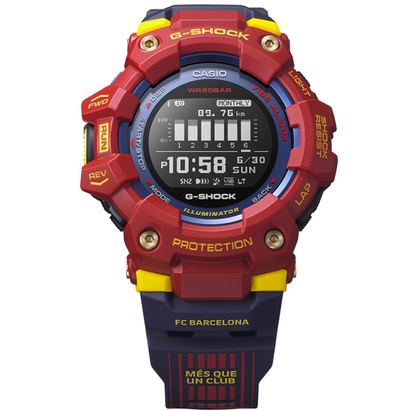 G-SHOCK Gショック G-SQUAD FCバルセロナコラボ 限定モデル バルサ