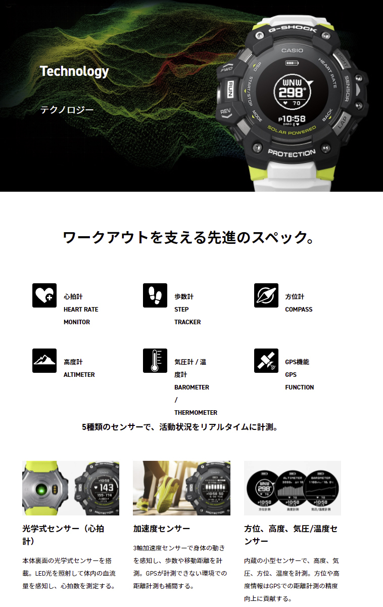 G-SQUAD G-SHOCK Gショック Gスクワッド スマートフォンリンク カシオ