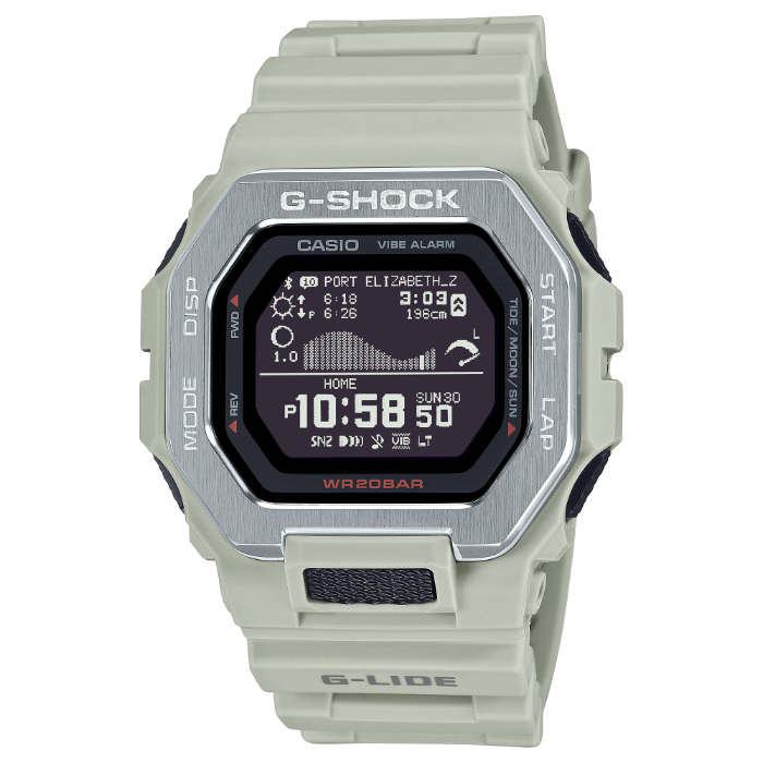 G-SHOCK Gショック ジーショック G-LIDE GBX-100-2 Bluetooth 銀