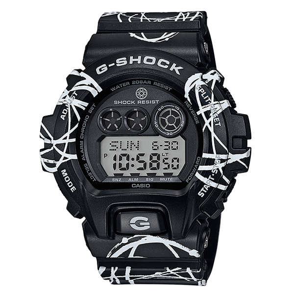 G-SHOCK Gショック フューチュラ FUTURA コラボ 限定モデル カシオ CASIO デジタル 腕時計 ブラック ホワイト アトム モチーフ  GD-X6900FTR-1JR 国内正規モデル