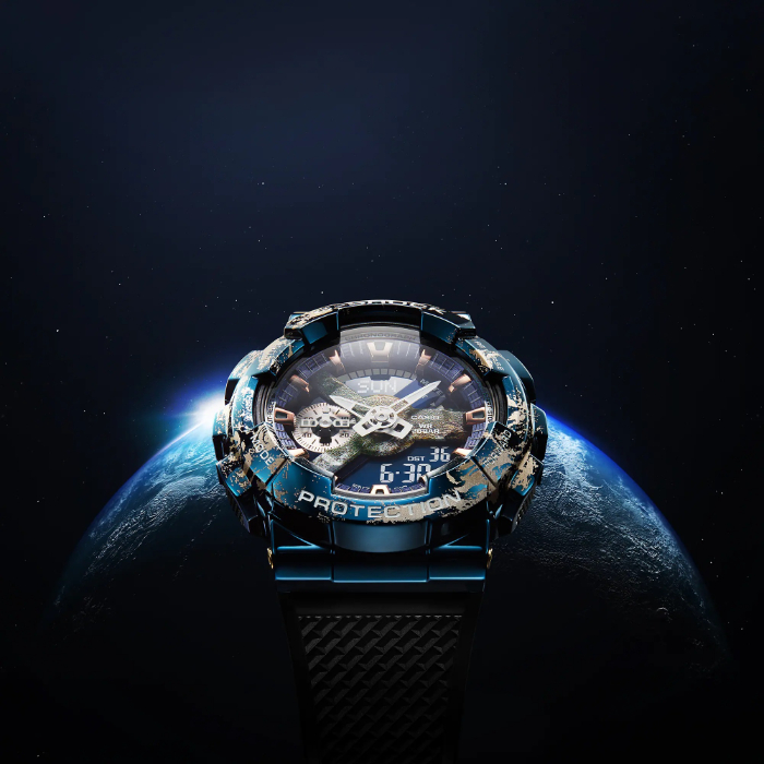 d*7様 Gショック G-SHOCK GM-110EARTH-1A 110 Series G-SHOCK Gショック メタルカバード 限定モデル 地球 EARTH