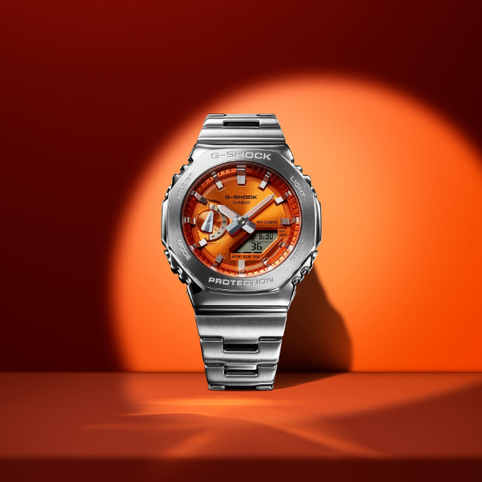 G-SHOCK GA-2100 オレンジ腕時計 GA-2100FL-8AJF | CASIO