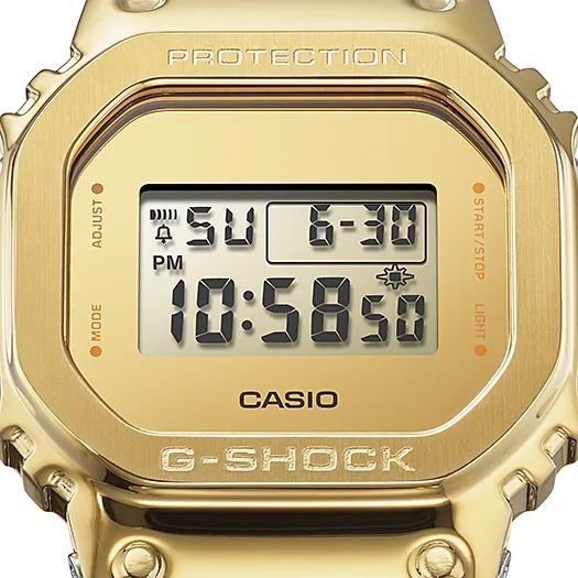 G-SHOCK Gショック ORIGIN Metal Covered Gold Series カシオ CASIO デジタル 腕時計 クリア ゴールド  GM-5600SG-9 逆輸入海外モデル