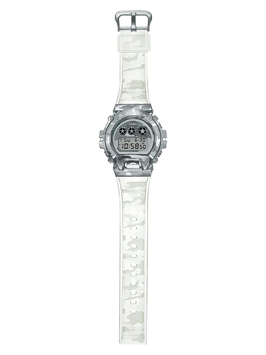 G-SHOCK Gショック スケルトンカモフラージュ シリーズ カシオ CASIO デジタル 腕時計 クリア GM-6900SCM-1 逆輸入海外モデル