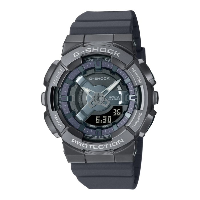 G-SHOCK Gショック ミッドサイズ カシオ CASIO アナデジ 腕時計 グレー メタリック GM-S110B-8AJF 国内正規モデル