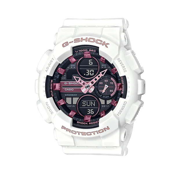 G-SHOCK Gショック ジーショック sシリーズ S Series カシオ CASIO アナデジ 腕時計 ホワイト ブラック  GMA-S140M-7A 逆輸入海外モデル