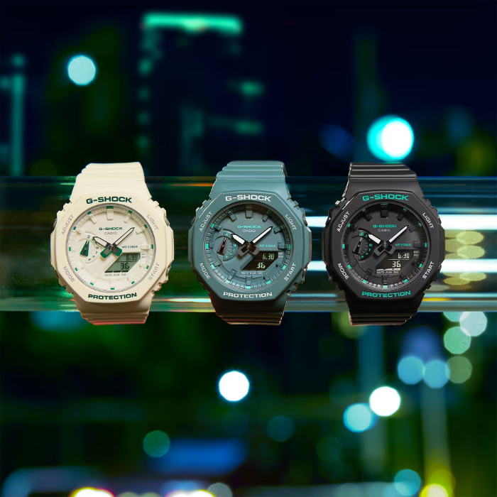 美品 G-SHOCK デジタル腕時計 GMA-S2100GA-3AJF グリーン G-SHOCK、新開発のグリーンがアクセントの小型モデル - Impress