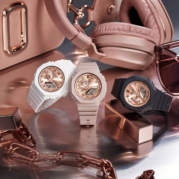 G-SHOCK GMA-S120MF-4A ピンクベージュ アナログ腕時計 GMAS120MF-4A | Pink Women's Watch G-SHOCK | CASIO