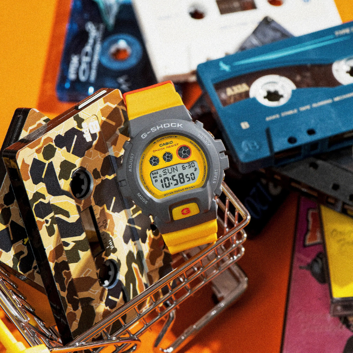 美品 CASIO G-SHOCK GMD-S6900Y イエロー/グレー 稼働品 G-SHOCK Gショック Sシリーズ ミッドサイズ カシオ CASIO 電池