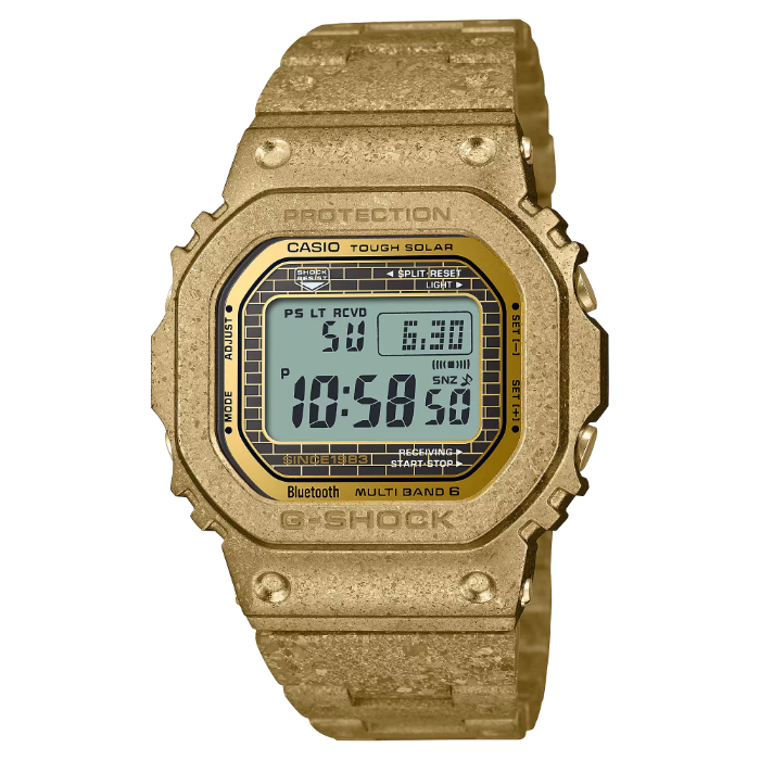 G-SHOCK Gショック 40周年 限定 RECRYSTALLIZED スマートフォンリンク カシオ CASIO ソーラー電波 デジタル 腕時計  ゴールド GMW-B5000PG-9 逆輸入海外モデル