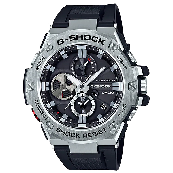 G-SHOCK Gショック G-STEEL Gスチール スマートフォンリンク カシオ CASIO ソーラー アナログ 腕時計 ブラック シルバー  GST-B100-1A 逆輸入海外モデル : gst-b100-1a : INST - 通販 - Yahoo!ショッピング