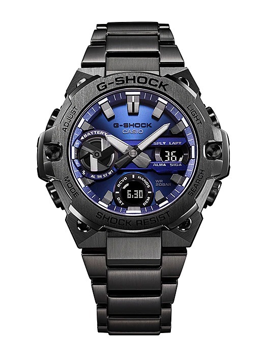 G-SHOCK Gショック Gスチール スマートフォンリンク カシオ CASIO ソーラー アナデジ 腕時計 ブラック ブルー ステンレス GST-B400BD-1A2  逆輸入海外モデル : gst-b400bd-1a2 : INST - 通販 - Yahoo!ショッピング