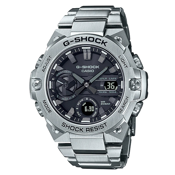 G-SHOCK Gショック Gスチール スマートフォンリンク カシオ CASIO ソーラー アナデジ 腕時計 シルバー ブラック ステンレス GST-B400D-1A  逆輸入海外モデル : gst-b400d-1a : INST - 通販 - Yahoo!ショッピング