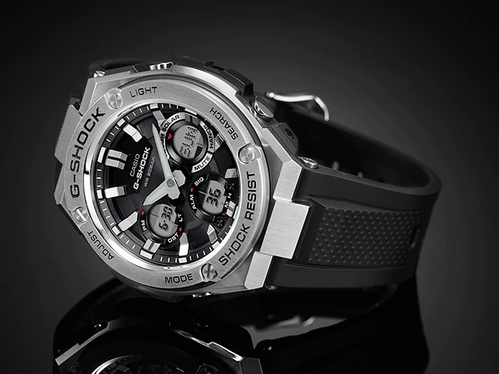 G-SHOCK  G-STEEL   GST-S110-1A   海外版正規品。 G-STEEL G-SHOCK Gショック Gスチール カシオ CASIO ソーラー