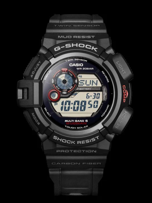 カシオ G-SHOCK ソーラー電波  GW-9300 マッドマン MUDMAN GW-9300-1JF | CASIO
