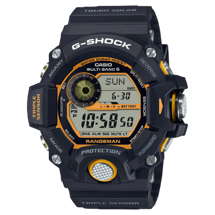 G-SHOCK Gショック マスターオブG RANGEMAN レンジマン カシオ CASIO ソーラー電波 デジタル 腕時計 ブラック イエロー GW-9400Y-1  逆輸入海外モデル : gw-9400y-1 : INST - 通販 - Yahoo!ショッピング