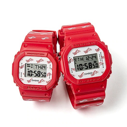 稀少【カシオ】ラバーズコレクション ベビージー 腕時計BGD-560LH 赤 G-SHOCK Gショック BABY-G ベビーG ラバーズコレクション 2020年モデル