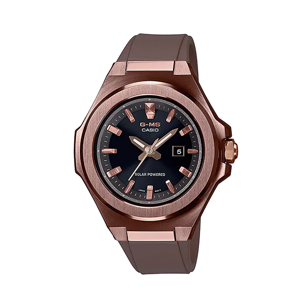 BABY-G ベビーG ベビージー G-MS ジーミズ カシオ CASIO ソーラー アナログ 腕時計 ブラウン ブラック  MSG-S500G-5AJF 国内正規モデル