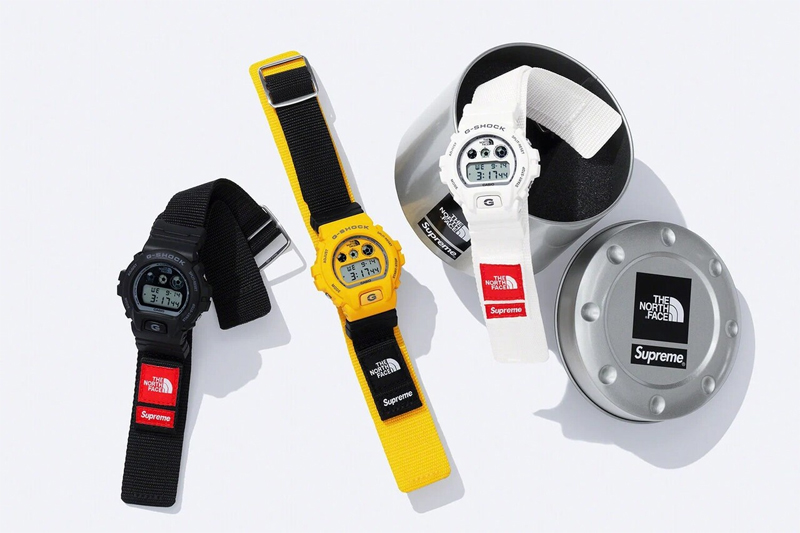 supreme the north face G-SHOCK イエロー-