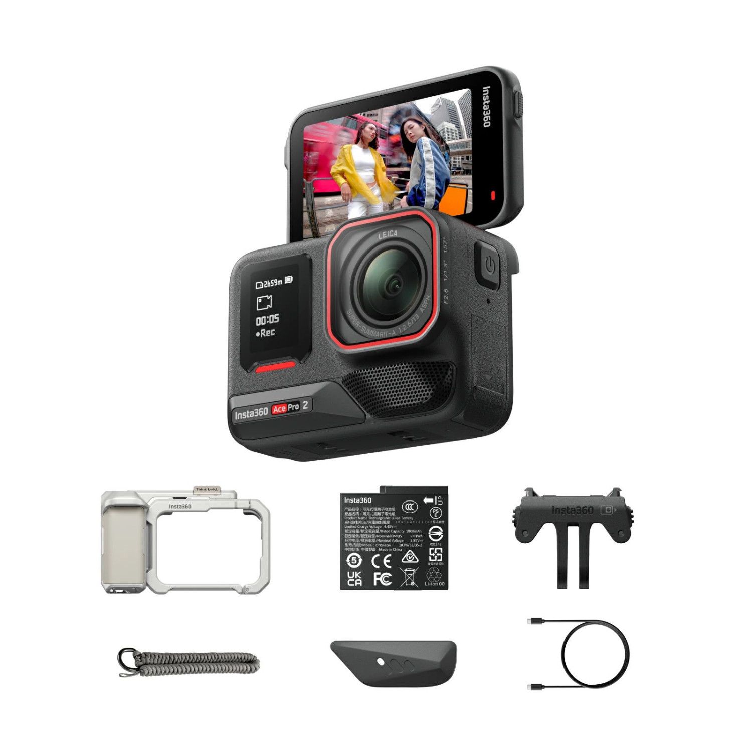 Insta360 Insta360 Ace Pro 2 ストリート撮影キット(黒) - 8K