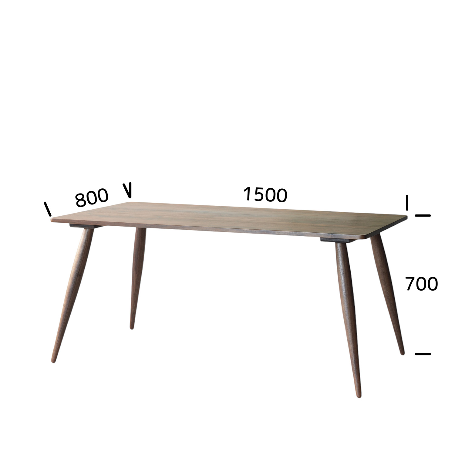 オーク Nine Table ナインテーブル ダイニングテーブル オーダー 無垢