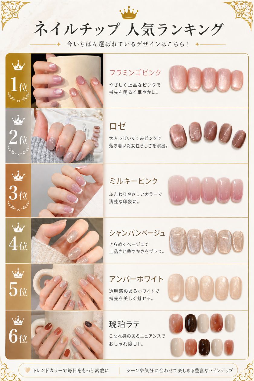 Instyle Japan（インスタイルジャパン） ネイルチップ ショート 短め