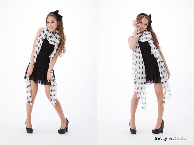 @H10 羊毛 シルク 大判ストール リバーシブル アイボリー Instyle Japan スカーフ シルク マフラー ストール シフォン