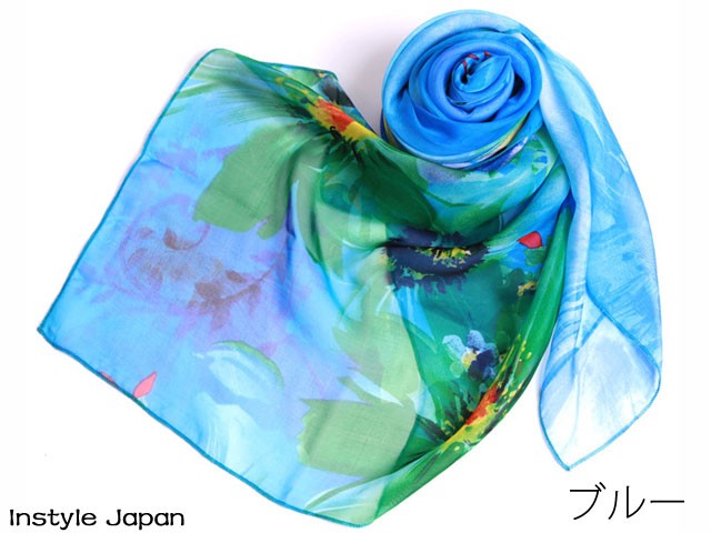 Instyle Japan スカーフ レディース ストール シルク100