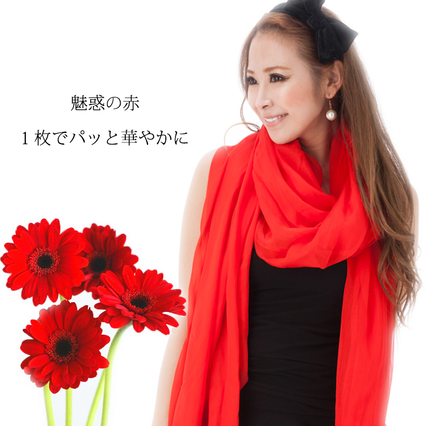 Instyle Japan（インスタイルジャパン） シルクスカーフ シフォン