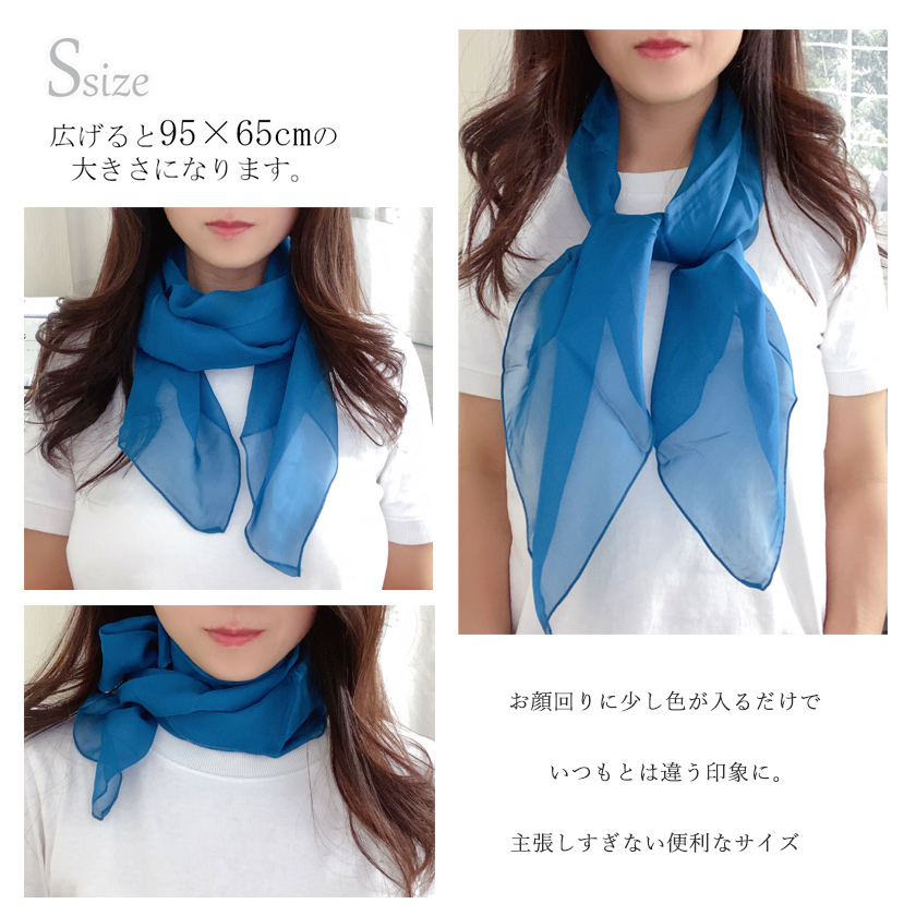 Instyle Japan（インスタイルジャパン） シルクスカーフ シフォン