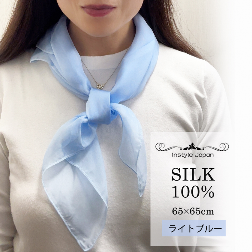 Instyle Japan（インスタイルジャパン） シルクスカーフ シルク100