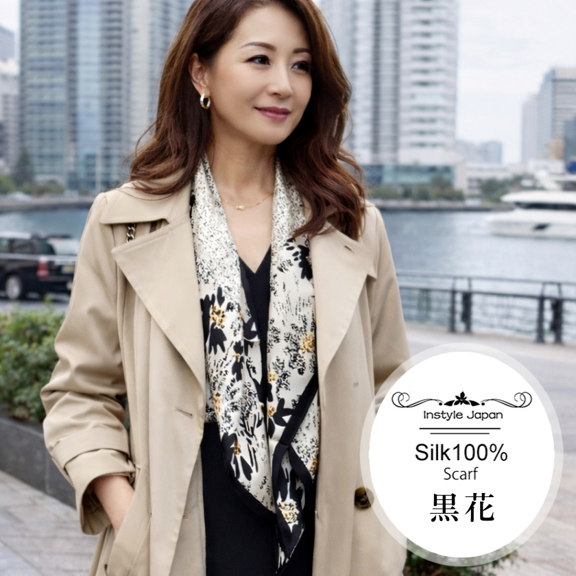 【新品レア】インヴェル Invel インベル シルクスカーフ シルクスカーフ65＞バベルバンダナ – manipuri