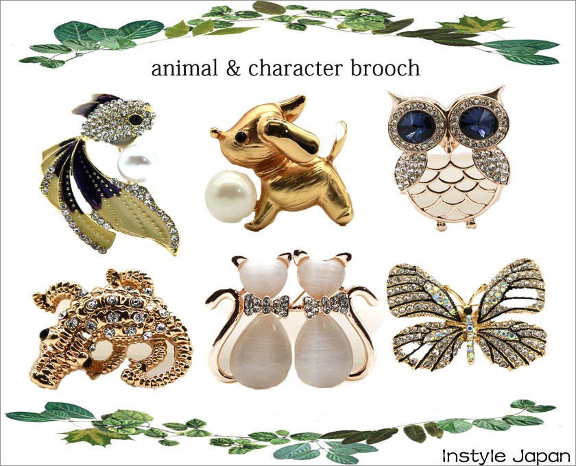 Instyle Japan（インスタイルジャパン） ブローチ アクセサリー動物