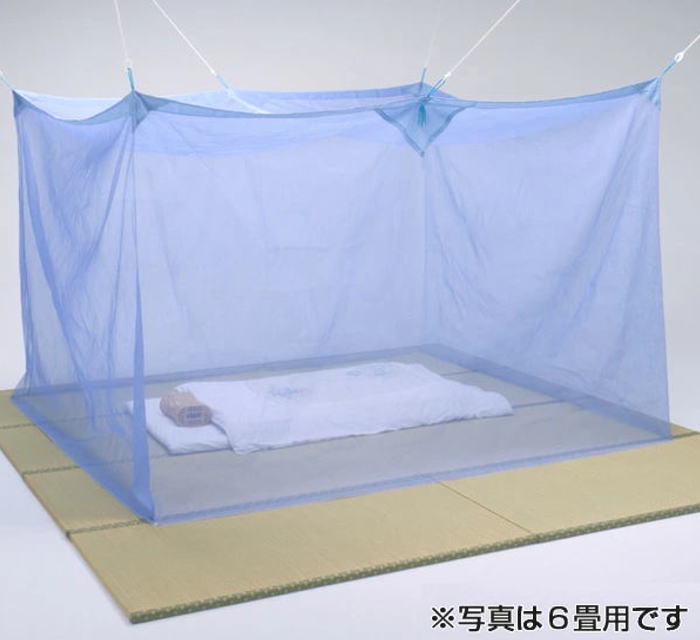 日本製 銀泉 近江蚊帳（かや）コットン 綿100％ 4サイズ（3畳用/4.5畳