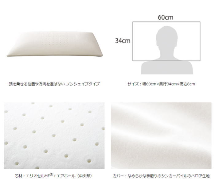 magniflex（マニフレックス） NEW！フラットピッコロ 枕（トラベル