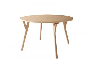 ダイニングテーブル 2人 北欧 モダンデザイン 円形 丸い テーブル 高さ70 直径120｜intelogue