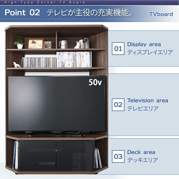 ほぼ未使用 ハイタイプコーナーテレビボード テレビボード 【R2546848854】 (16668円)