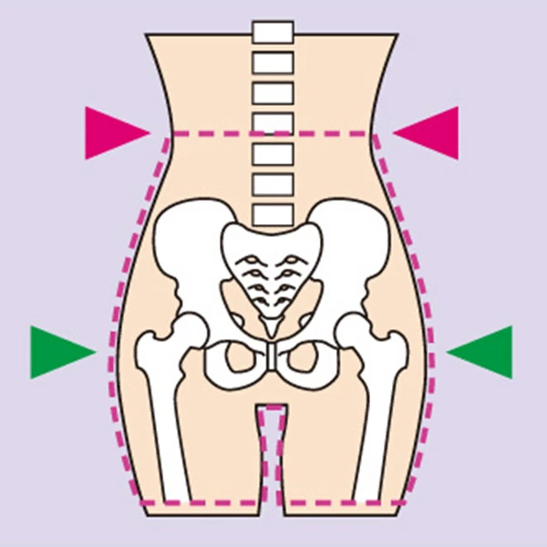 【４枚セット】芦屋美整体　骨盤スリムスタイルショーツ　同サイズ2枚セット(×２　合計４枚）※製品の性質上、不良品以外の返品交換ができません |  | 08