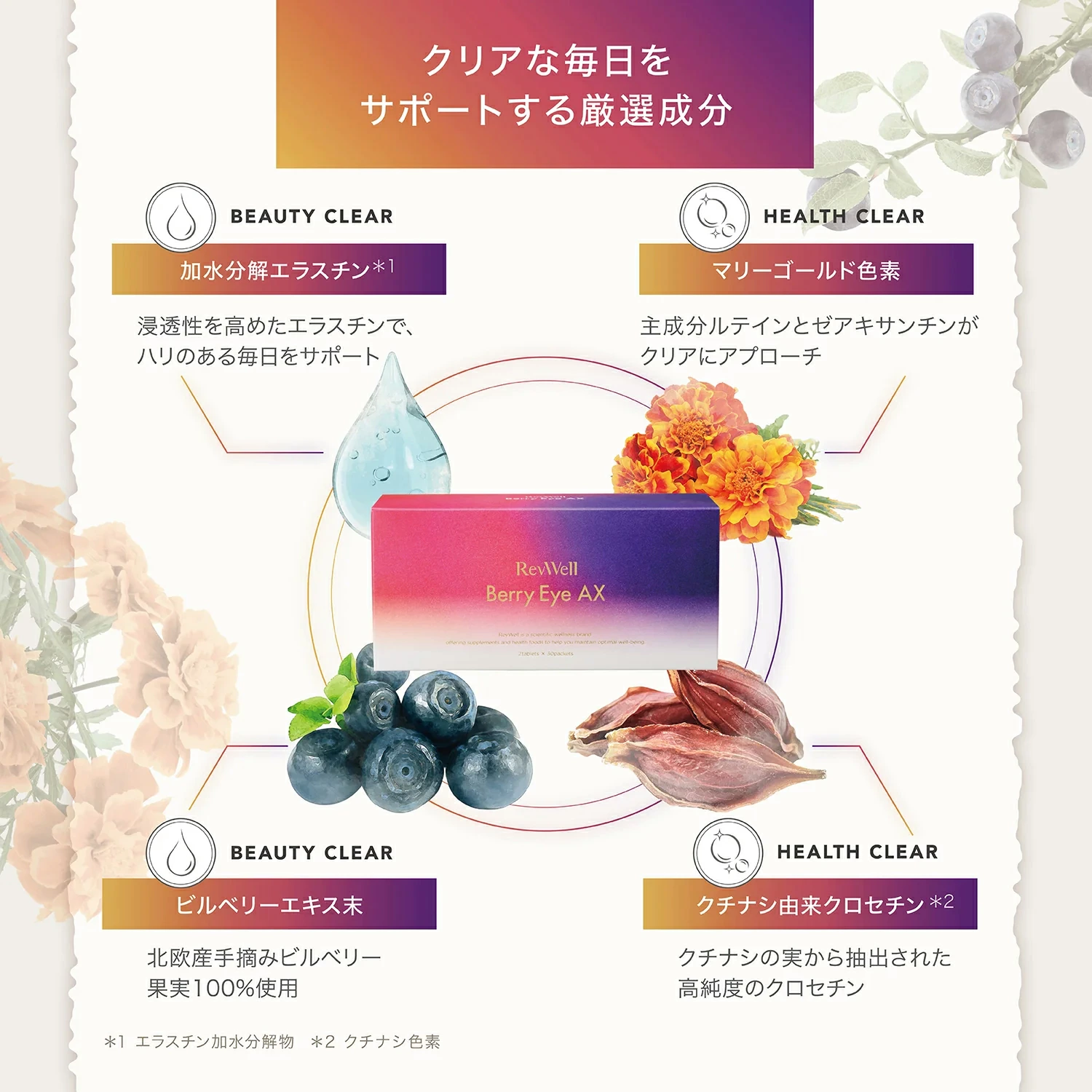 アクシージア　レヴウェル ベリーアイAX 27.3g（1袋2粒910mg×30袋） |  | 06