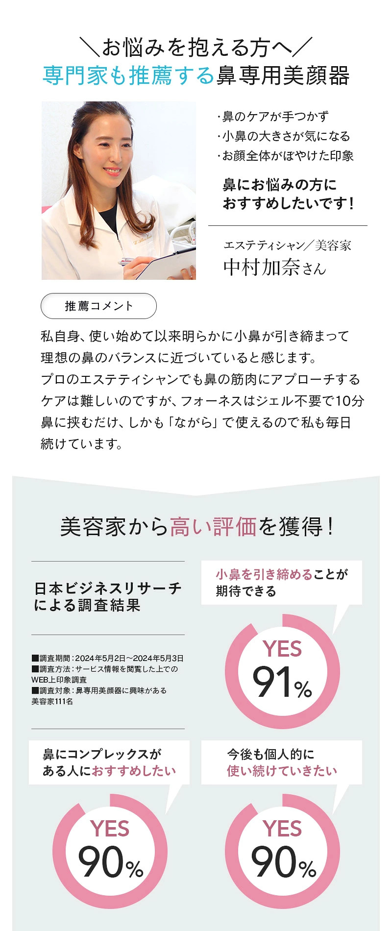 ルクセア フォーネスプロ LUXCEAR FornezPRO 鼻専用美顔器 EMS 美容機器 王様のブランチ ブランチショッピング TV テレビ放送 コニー メーカー公認店 正規品 | LUXCEAR | 08