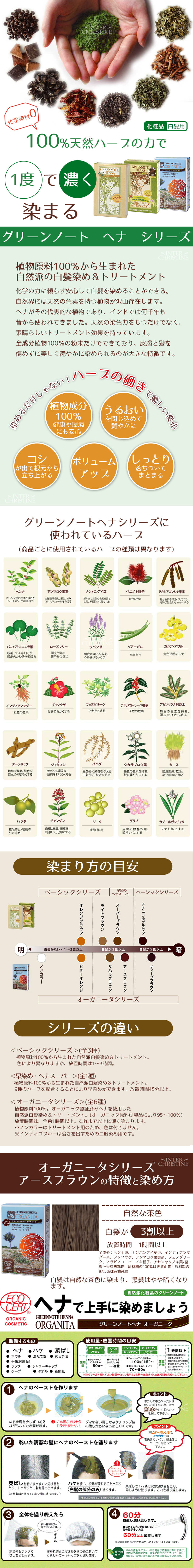 グリーンノート 【自然葉シャンプー30ml付】【セット】【手袋入