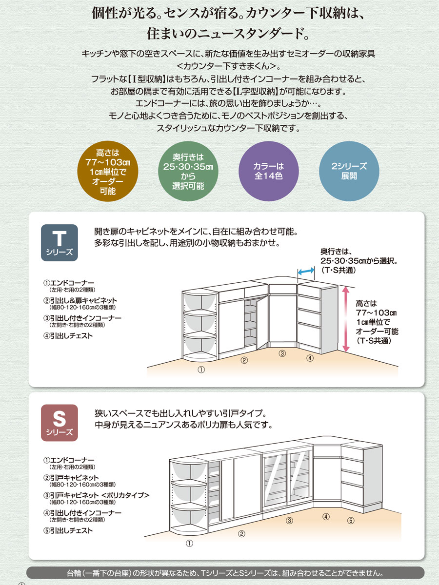 カウンター下すきまくん 引戸 S80 幅80cm 奥行き25cm 代引き不可 : csd