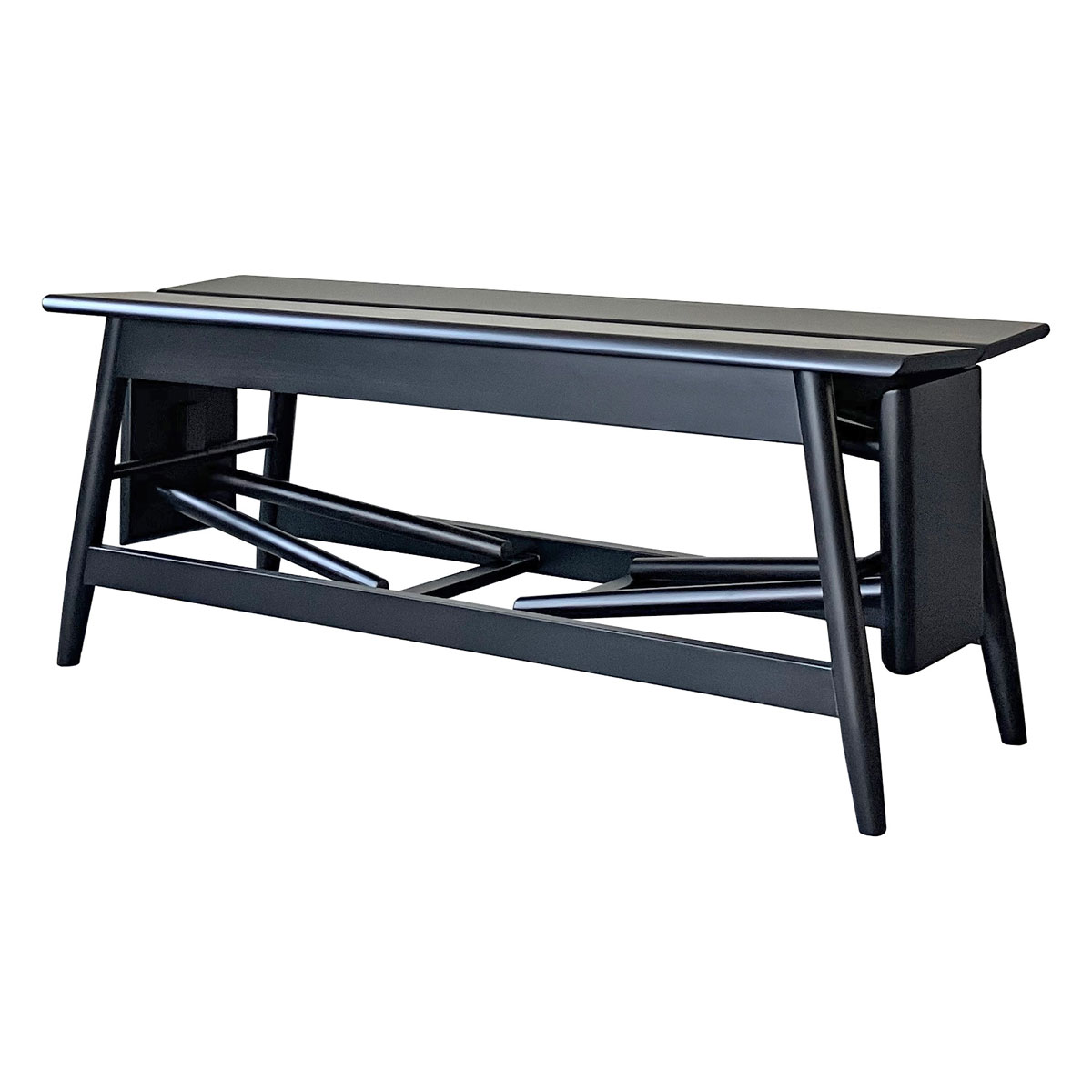 Garool ガルール ベンチ ウィズ スツール 3点セット 伸長式 ダイニング スツール収納 軽量 完成品 ナチュラル ブラウン |  | 03